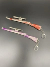 Factory direct sales of exquisite alloy 17cm PUBG battlefield 98K gun model keychain pendant and decorative item Application Scenario